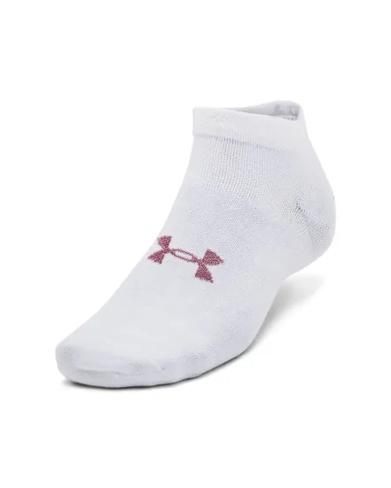 Socquettes Unisexe UA ESSENTIAL LOW CUT 3PK Blanc