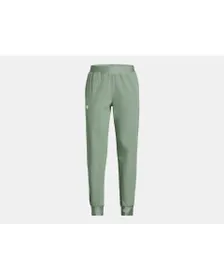 Pantalon Fille UA RIVAL WOVEN JOGGER SILICA GREEN