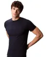 T-shirt col rond Homme SS SLIM STRETCH COTTON CREWNK TE Saphir Foncé