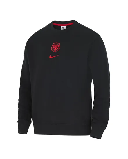 Sweatshirt Homme STADE TOULOUSAIN MENS CREW FT Noir