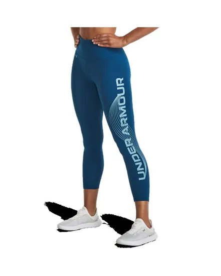 Legging Femme MOTION ANKLE LEG BRANDED Bleu