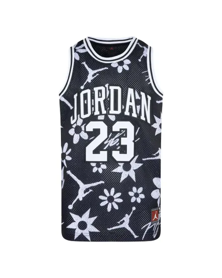 Tee-shirt SM Fille JDN JORDAN 23 AOP JERSEY Noir