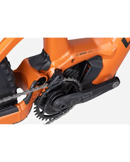 VTT électrique tout suspendu Unisexe OVERVOLT AM 8.7 Orange