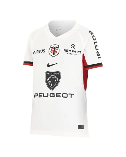 Maillot Enfant plus âgé STADE TOULOUSAIN YOUTH STADIUM SS JERSEY AWAY Blanc