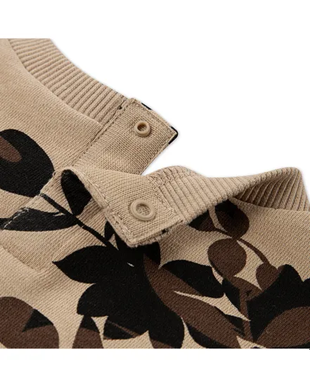 Ensemble de survetement Bébé fille NKG FLORAL CAMO CREW LEGGING S Beige