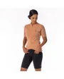 Maillot manches courtes Femme GRAVEL MERINO Rose Beige/Orange