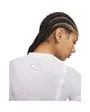 Haut Femme HEATGEAR ELITE CROP MCK SS Blanc