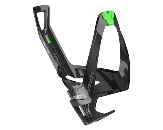 Porte-bidon CANNIBAL XC BIO Noir Brillant/Vert