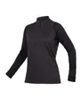 Maillot manches longues polaire Femme SINGLETRACK Noir