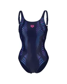 Maillot de natation Femme WOMEN S ARENA IMPRINT SWIMSUIT U BACK B Bleu