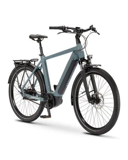 Vélo électrique urbain Homme SINUS R8EF GENT Bleu Gris