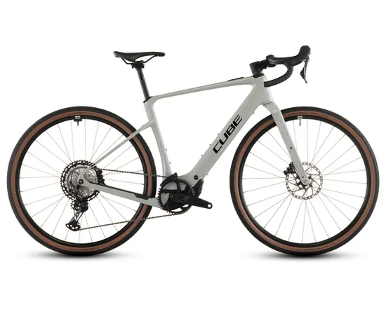 Vélo de gravel électrique NUROAD HYBRID C:62 RACE 400X Beige/Noir