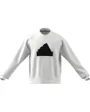 Sweat manches longues Homme M FI BOS CRW Blanc