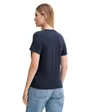 T-shirt col rond Femme REG LINEAR SS TEE Bleu Marine