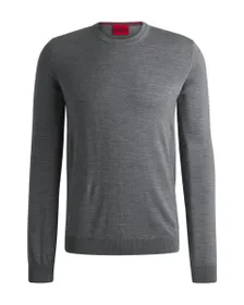 Pull col rond Homme SAN CEDRIC-M1 Gris Medium