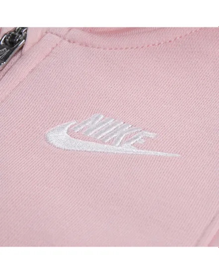 Ensemble de survetement Bébé NKN LBR FT FZ CLUB SET Rose