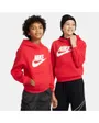 Sweat à capuche Enfant K NSW CLUB FLC HDY HBR Rouge