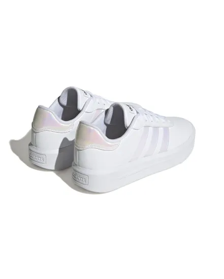 Chaussures basses Femme COURT PLATFORM Blanc