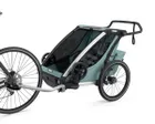 Remorque pour enfant 2 places CHARIOT CROSS Vert Alaska