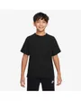 T-shirt Enfant plus agé K NSW TEE EMB FUTURA LBR P ESS Noir