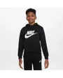 Sweat à capuche manches longues Enfant K NSW CLUB FLC HDY HBR Noir