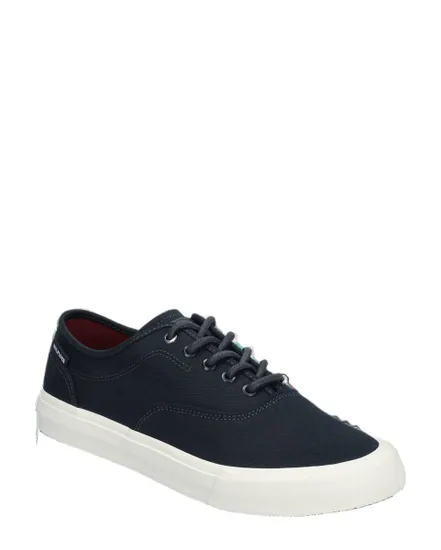 Chaussures Homme TH HI VULC LOW OXFORD TWILL Bleu