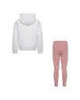 Sweat et legging Fille DELORIS JORDAN FLOWER PO SET Blanc