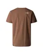 T-shirt Homme M SS SIMPLE DOME TEE Marron