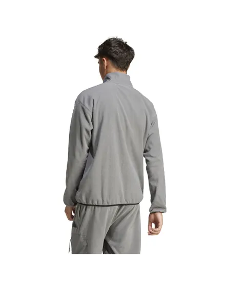 Sweat col zip Homme M CE Q4 HZ Gris