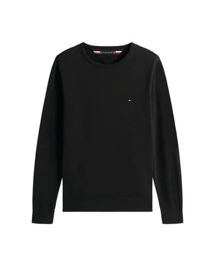 Pull col rond Homme ESSENTIAL COTTON CRE Noir
