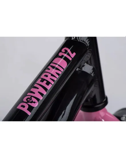 Vélo Enfant POWERKID 12 Noir/Rose