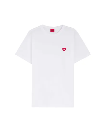 T-shirt col rond Femme DAMACIA 6 Blanc