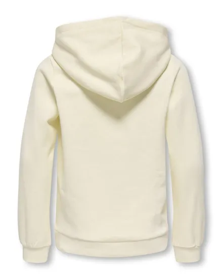 Sweat à capuche Fille KOGNOOMI-VINTA LABEL LS HOOD CS SWT NOOS Beige