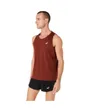 Débardeur Homme ASICS CORE SINGLET Bordeaux