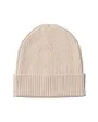 Bonnet Homme PATCH CHUNKY RIB COTTON BEANIE Gris Château