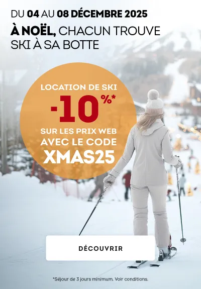 Offre Noel Location de ski