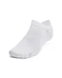 Socquettes Unisexe UA ESSENTIAL NO SHOW 6PK Blanc
