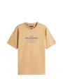 T-shirt col rond Homme HILFIGER STACK GRAPHIC TEE Camel