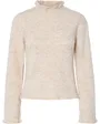 Pull Femme PCJasmijn LS High Neck Knit