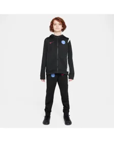 Ensemble de survetement Enfant plus agé PSG UNSW POLYWVNOVLY TRKSUIT3R Noir