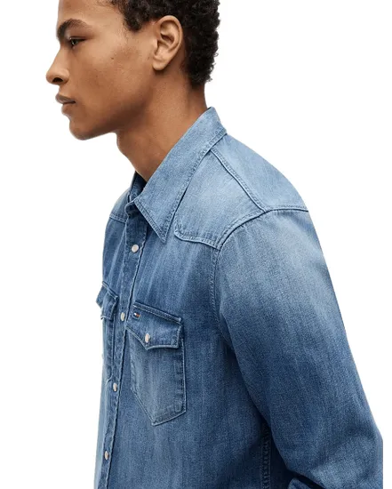 Chemise Denim Homme Western Regular