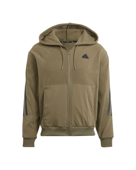 Sweat zip Unisexe M FI 3S FZ Q4 Marron