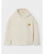 NKFODINE LS TEDDY PULLOVER WH PS