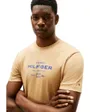 T-shirt col rond Homme HILFIGER STACK GRAPHIC TEE Camel
