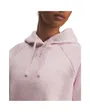 Sweat à capuche Femme UA RIVAL FLEECE HOODIE Rose