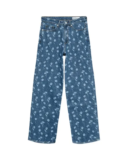 Jean Ample Femme VMTESSA HR Wide Flower Denim