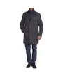 Manteau long Homme MAHALON Gris Chiné