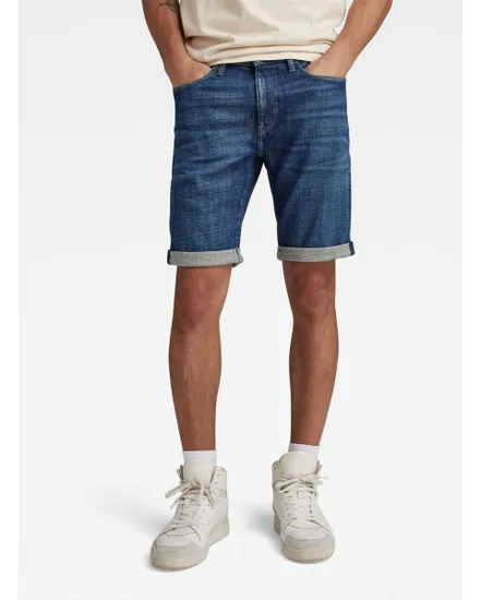 Short en jean Homme 3301 SLIM SHORT Bleu