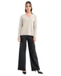 Pull Femme V-Neck Brillant