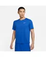 T-Shirt de running Homme M NK DF MILER TOP SS Bleu